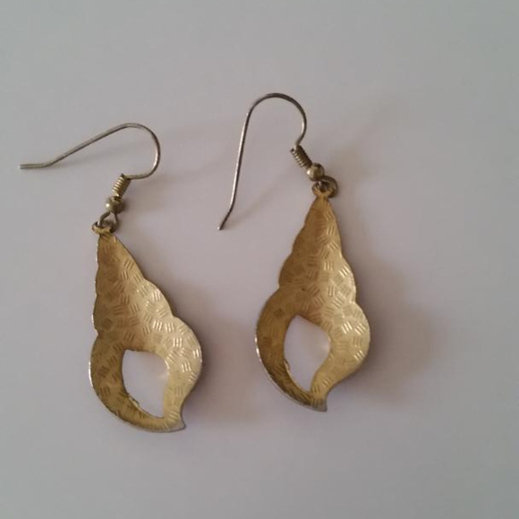 Cloisonne Enamel Earrings - Picture 3 of 3